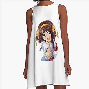 Astute Koizumi Yuki Anime Haruhi Suzumiya Gift for fans A line Dress