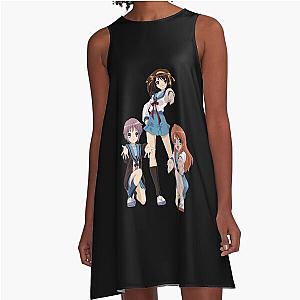 Astute Yuki Suzumiya Fanart Premium A-Line Dress