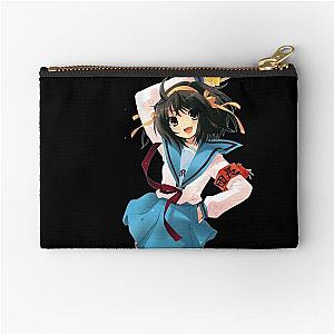 The Melancholy of Haruhi Suzumiya Anime Artwork Cool Gifts Zipper Pouch