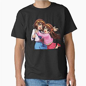 Astute Yuki Mikuru Asahina Cute Classic Fan Haruhi Suzumiya Anime Koizumi T-Shirt