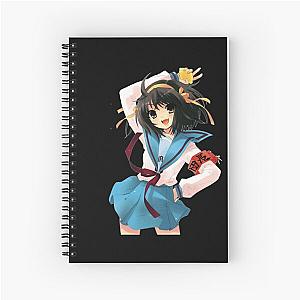 The Melancholy of Haruhi Suzumiya Anime Artwork Cool Gifts Spiral Notebook