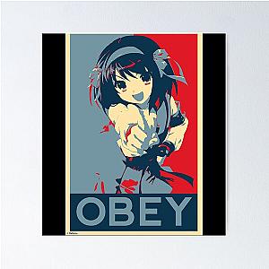 Astute Koizumi Yuki Suzumiya Haruhi Retro Poster