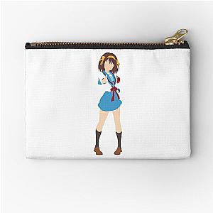 Suzumiya Haruhi no Yuuutsu - Suzumiya Haruhi Minimalist Zipper Pouch