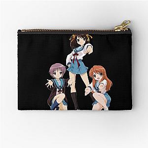 Astute Koizumi Yuki Anime Haruhi Suzumiya Fanart Premium Funny Zipper Pouch