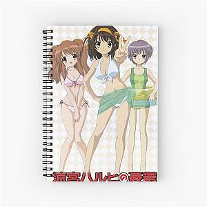 The Melancholy of Haruhi Suzumiya - poster Spiral Notebook