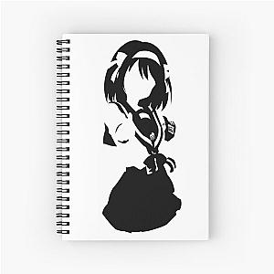 Suzumiya Haruhi no Yuuutsu - Suzumiya Haruhi Minimalist (Black Edition) Spiral Notebook