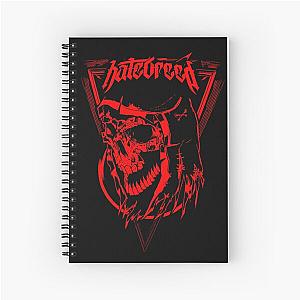 HateBreed red iblis Spiral Notebook