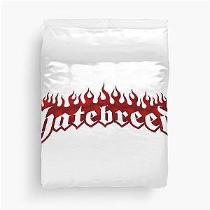 hatebreed logo Red flame Duvet Cover