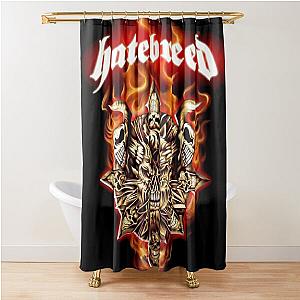 HATEBREED devil and skull Shower Curtain