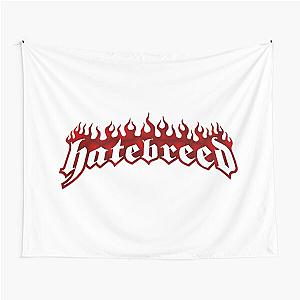 hatebreed logo Red flame Tapestry