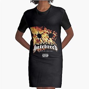 Hatebreed Band Logo Mirel Essential Graphic T-Shirt Dress