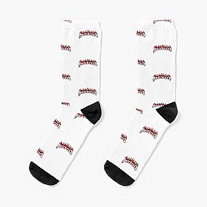 hatebreed logo Red flame Socks