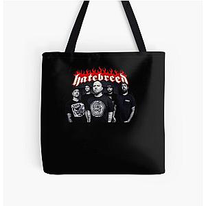 hatebreed all out personil All Over Print Tote Bag