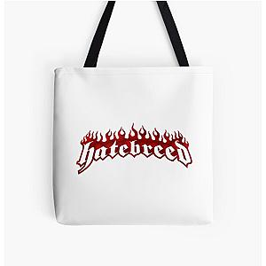 hatebreed logo Red flame All Over Print Tote Bag