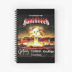 rcti oke malah hatebreed tour 2019 Spiral Notebook