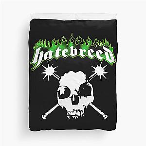 Hatebreed green logo Duvet Cover