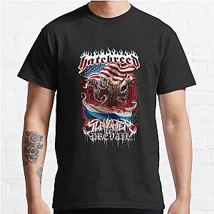 Slaughter To Prevail Hatebreed Worldwide Brutality American Flag Classic T-Shirt