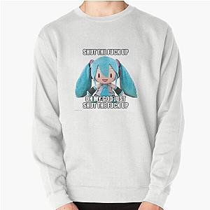 Hatsune Miku Plush Asks You to Cease Pullover Sweatshirt