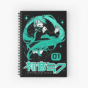 Hatsune Miku Anime Girl Kawaii Project Spiral Notebook