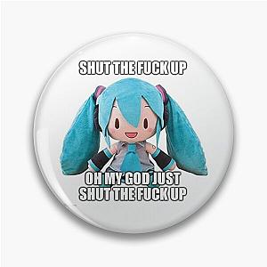 Hatsune Miku Plush Asks You to Cease Pin