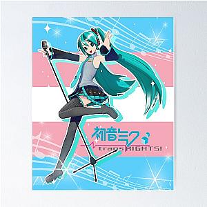 Hatsune Miku Trans Rights Poster