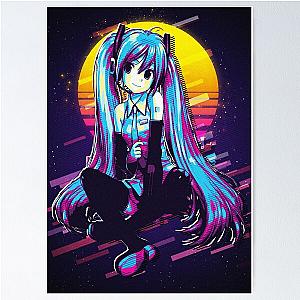 Vocaloid Hatsune Miku Retro Poster