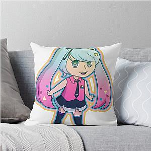 Electric Love Hatsune Miku Throw Pillow