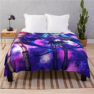 Vocaloid - Hatsune Miku and Kasane Teto Throw Blanket