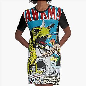 Brave and bold Hawkman comic cover Graphic T-Shirt Dress