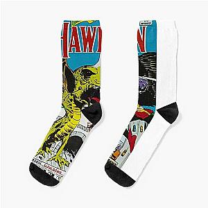 Brave and bold Hawkman comic cover Socks