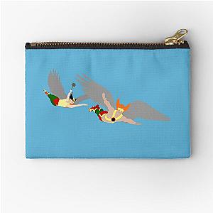 Hawkman & Hawkgirl Minimalistic Style Zipper Pouch