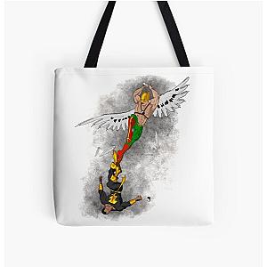 Hawkman v Black Adam All Over Print Tote Bag