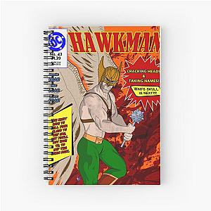 Hawkman Fantasy Comic Cover Spiral Notebook