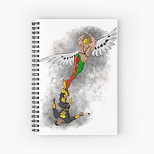 Hawkman v Black Adam Spiral Notebook