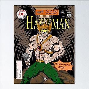 Hawkman Retro Cover Poster