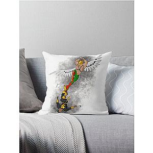 Hawkman v Black Adam Throw Pillow