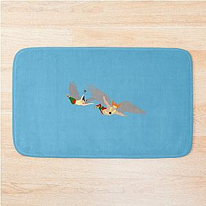 Hawkman & Hawkgirl Minimalistic Style Bath Mat