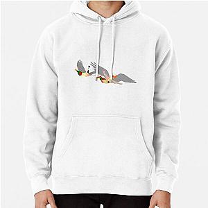 Hawkman & Hawkgirl Minimalistic Style Pullover Hoodie