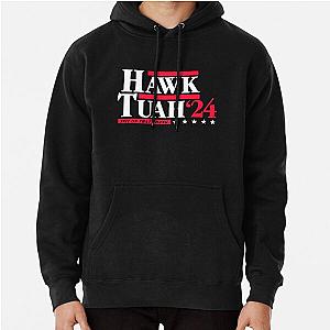 Hawk Tuah 24 Spit On That Thang Election Pullover Hoodie