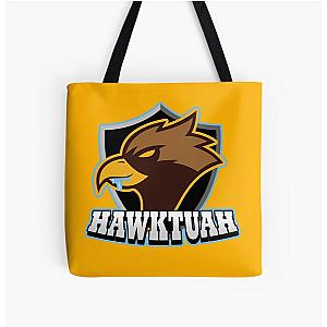 Team Hawk Tuah All Over Print Tote Bag