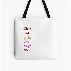 Hayley Kiyoko Girls Like Girls All Over Print Tote Bag