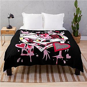 Hazbin Hotel Angel Dust Throw Blanket