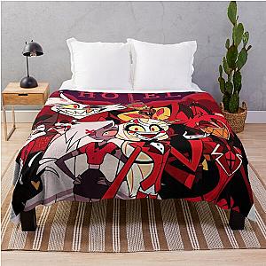 Hazbin Hotel All Characters Throw Blanket