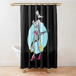 Hazbin Hotel - Angel Dust Shower Curtain