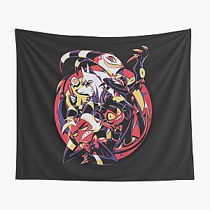 Hazbin Hotel Merch Helluva Boss Group Essential T-Shirt.png Tapestry