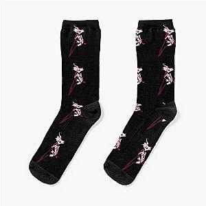 Hazbin Hotel - Angel Dust Socks