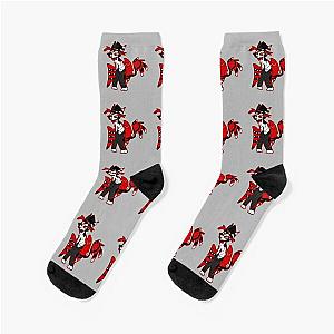 Hazbin Hotel - Husk Socks