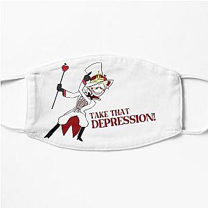 Hazbin Hotel Lucifer Take that Depression Flat Mask