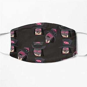 (BLACK) Sirpentious expresions hazbin hotel Flat Mask