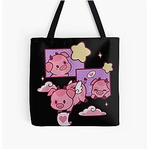 Fat Nugget Valentine - Hazbin Hotel  All Over Print Tote Bag